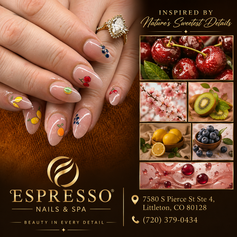 Espresso Nails & Spa nail work in Littleton, Colorado